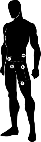 reyllen gym shorts mens size guide figure
