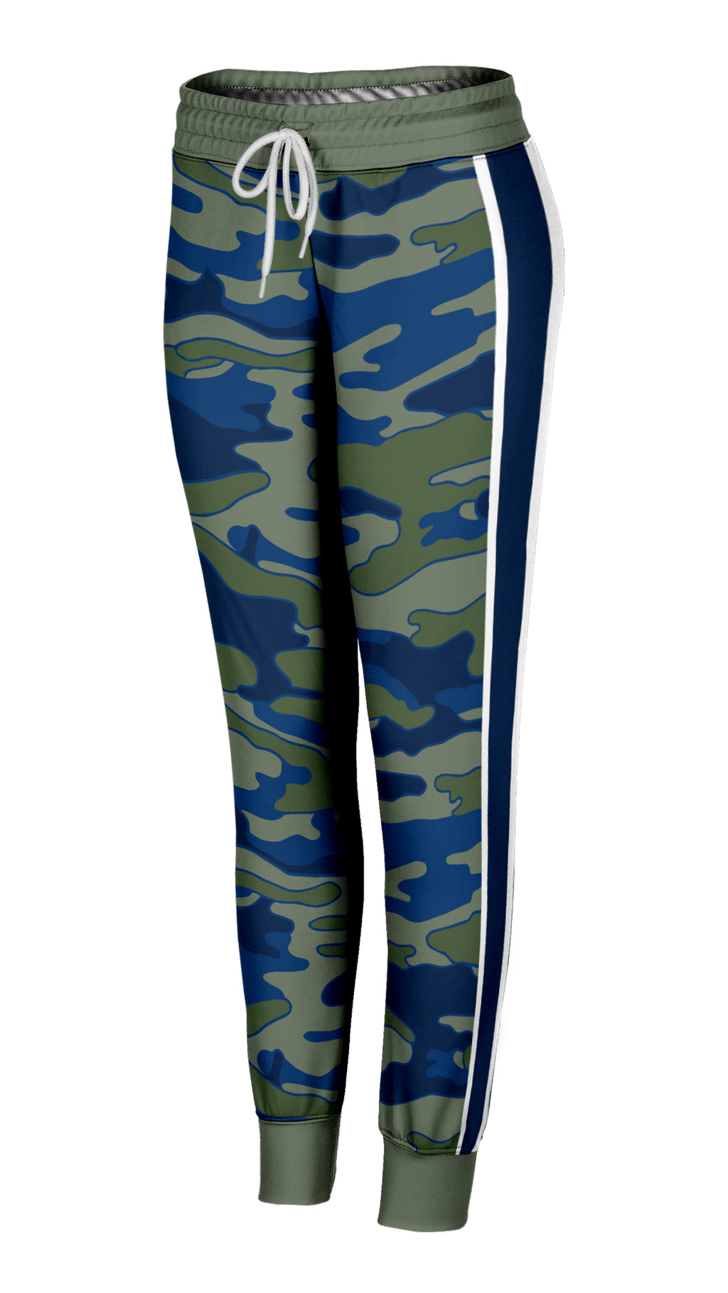 navy camo joggers