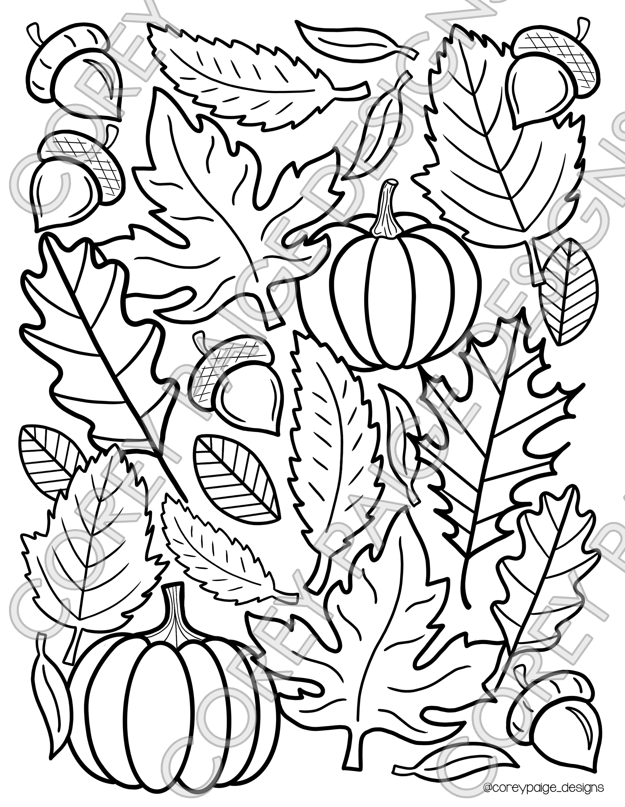 Seasons Coloring Sheet Pack