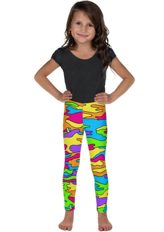 Rainbow stripe leggings - 2 to 10 years - Folksy