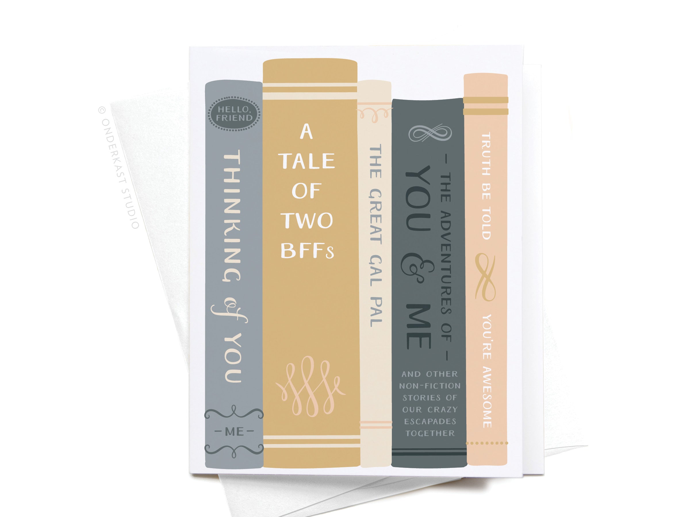 A Tale of Two BFFs Greeting Card