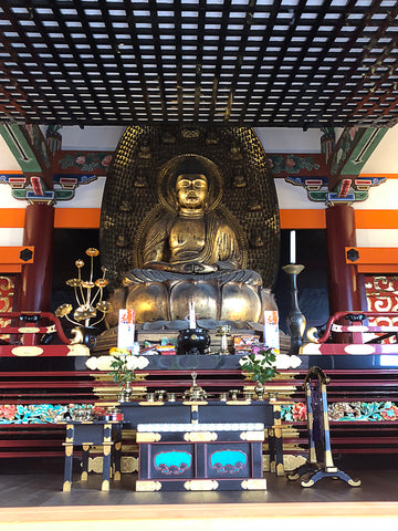 buddha in kiyomizudera gion kyoto japan