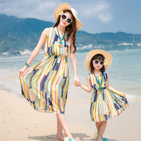 mother and daughter beach dresses