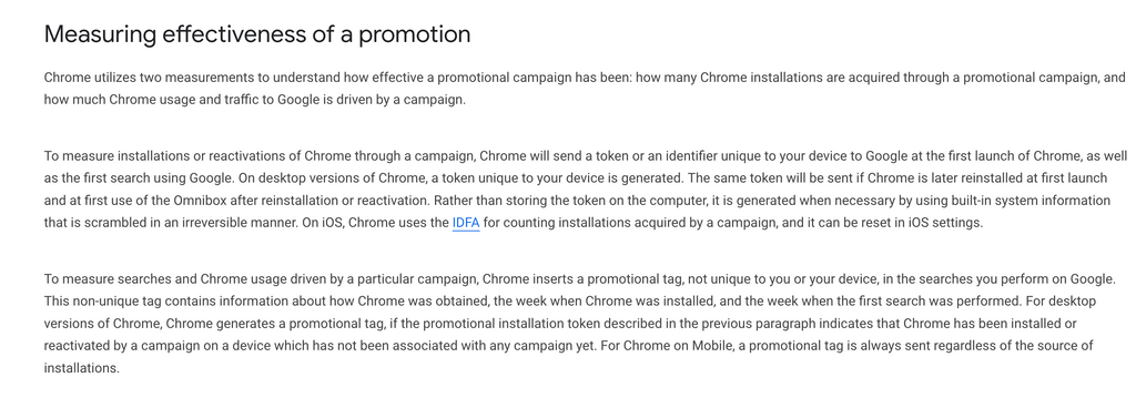 Chrome is not private