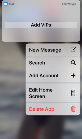 apple mail app how to delete