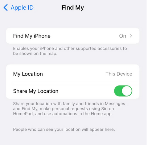 how to disable location tracking ios 15