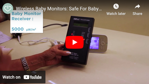 Baby Monitor Wireless EMF Video Demonstration
