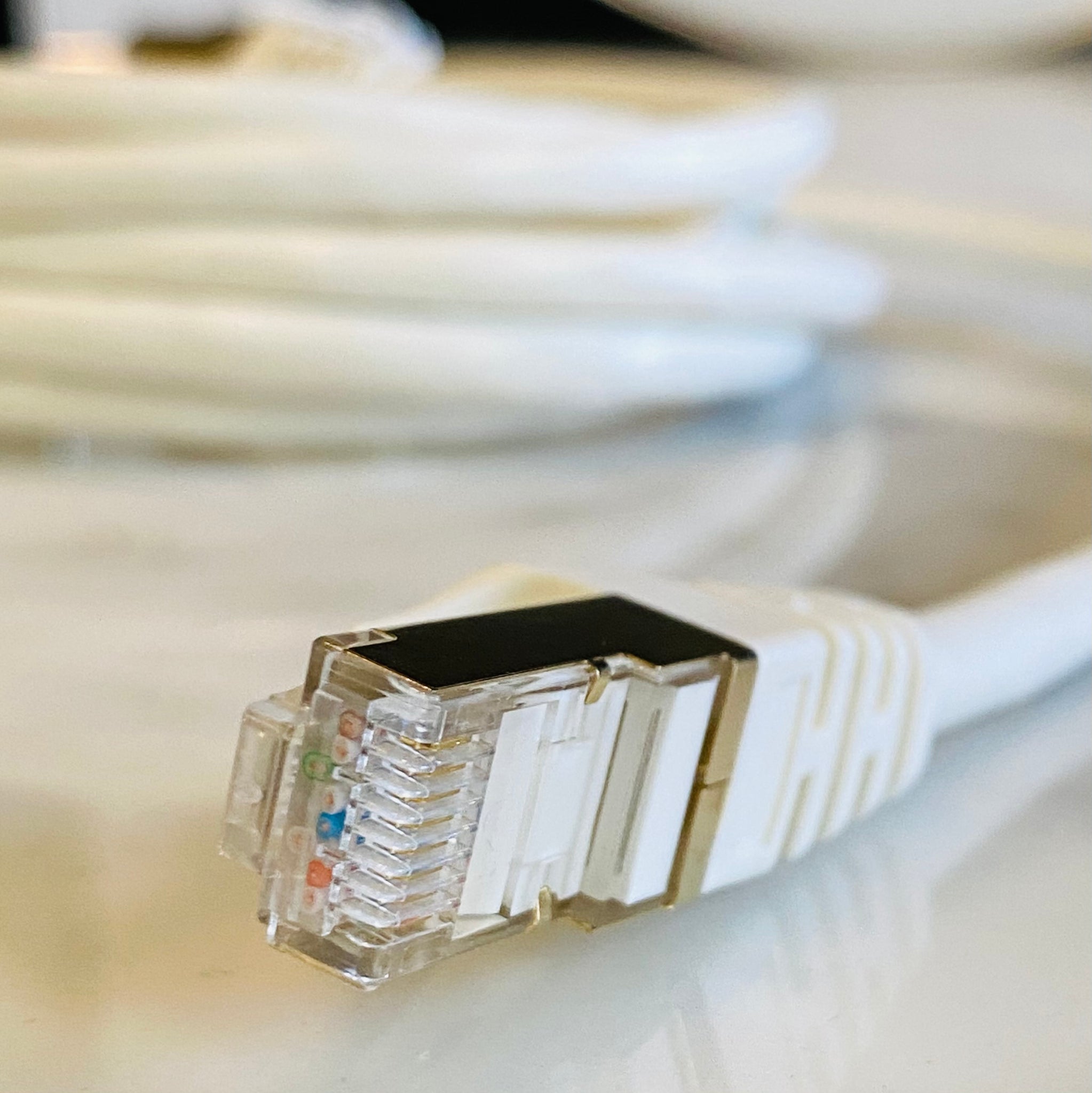 Get 8 Wire Ethernet Cable Background