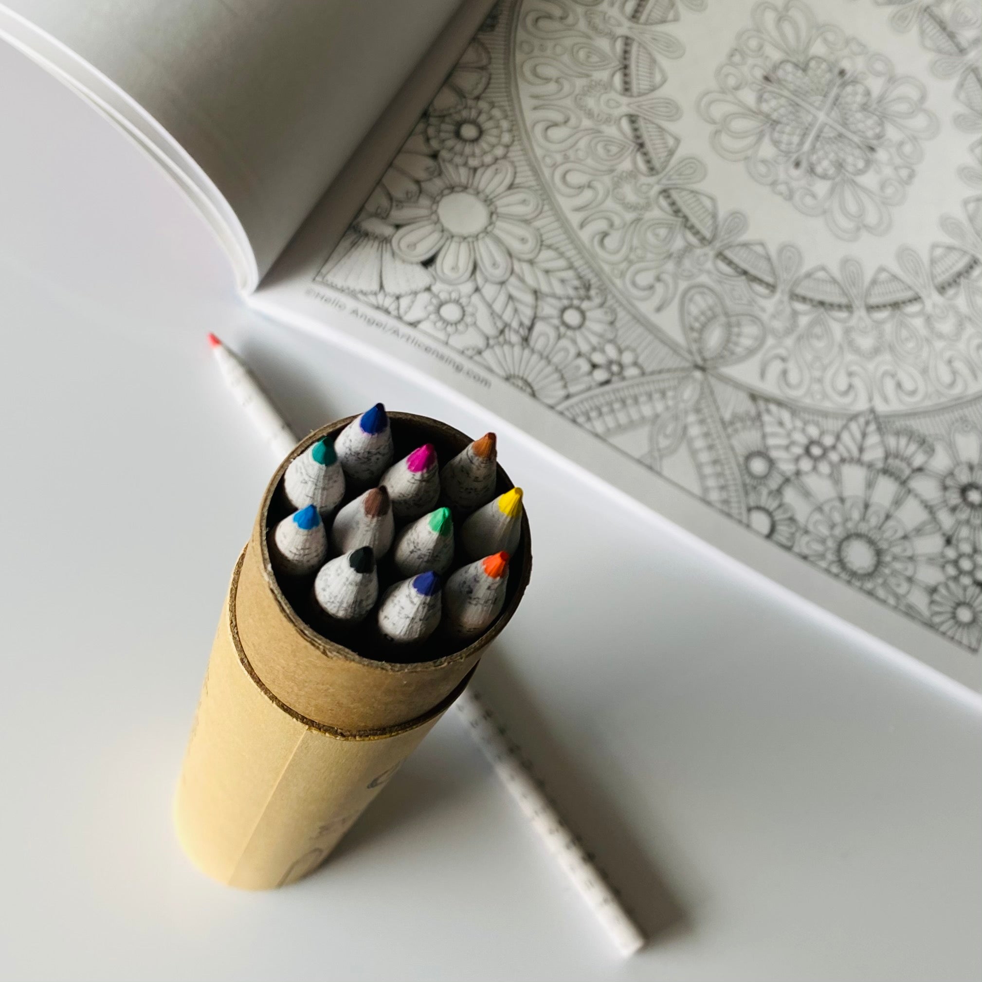 Download Mindfullness Coloring Book And Colored Pencil Set Tech Wellness