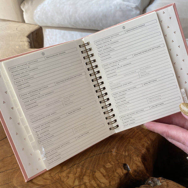 privacy password book gift