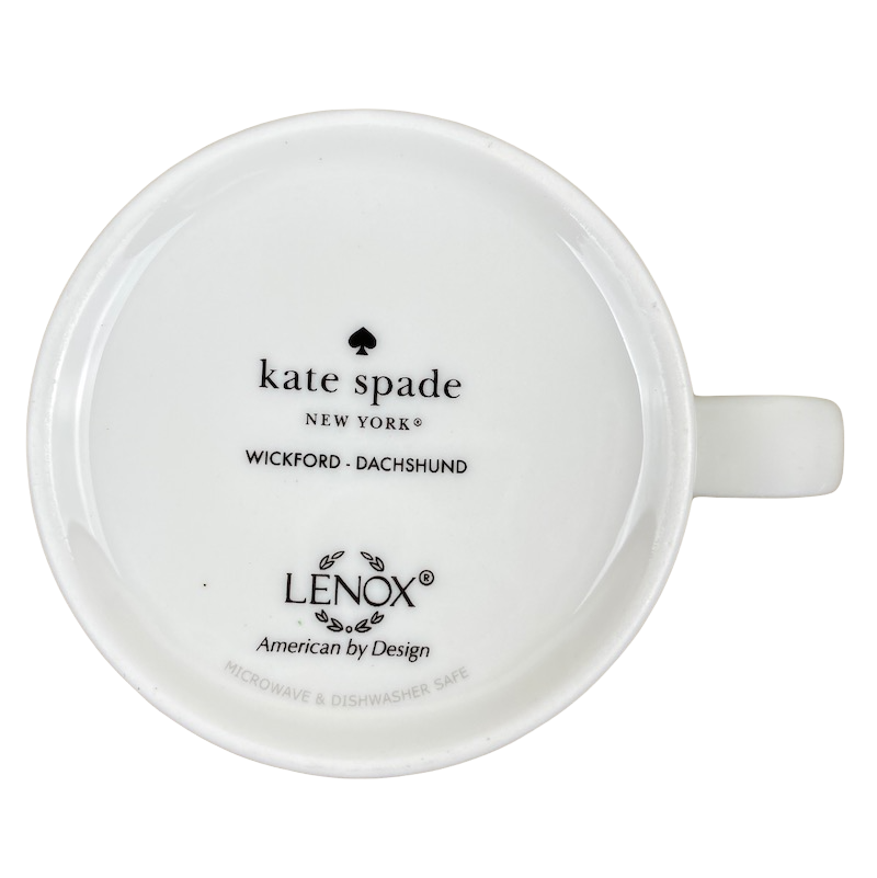 Kate Spade Wickford Dachshund Mug Lenox NEW – Mug Barista