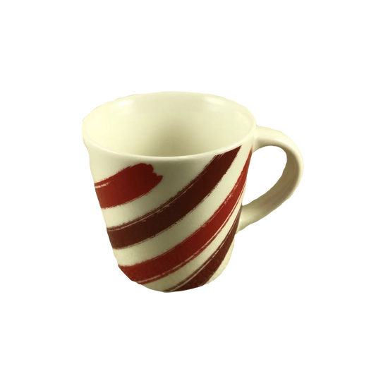 Candy Cane Mug with Red Stripes – MaryRoseYoung