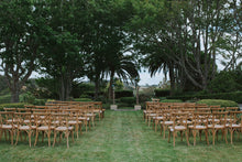 Wooden Cross-back Chairs