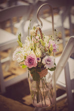 Hanging Jars with rope handles - small 