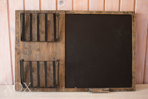 Blackboard Rustic with flower grates