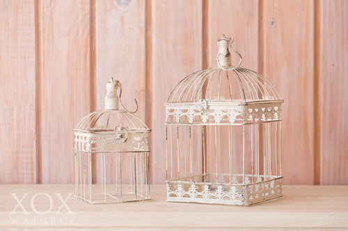 Set of 2 Vintage Birdcages