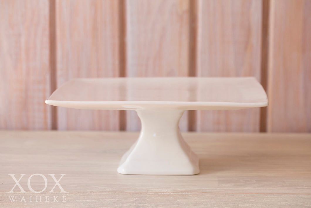 Cake Stand - White Square