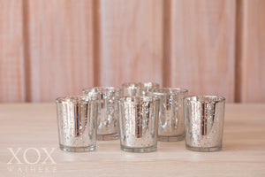 Votives Silver Mercury