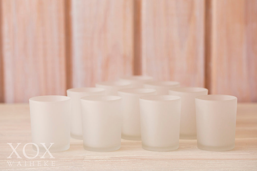 Votives Frosted Glass