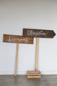 Wooden Arrow Signs