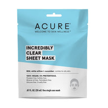 Acure Incredibly Clear Sheet Mask - 20ml