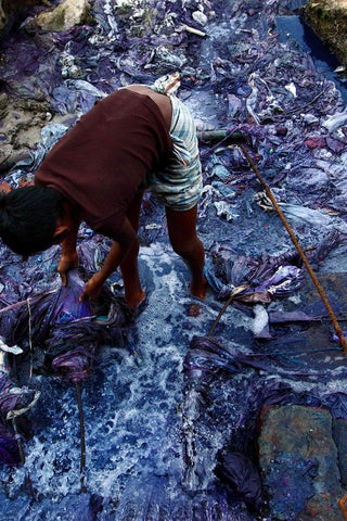 Textiles industry pollution