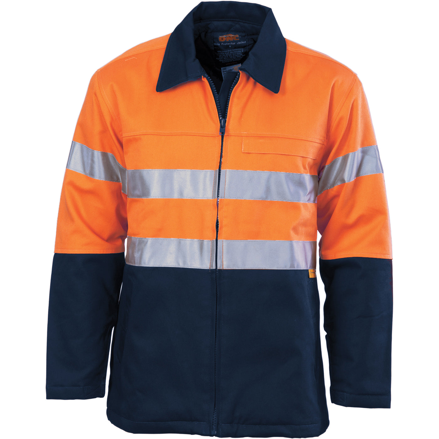 3858 - Hi Vis Two Tone Protect or Drill Jacket with 3M R/ Tape – Border ...