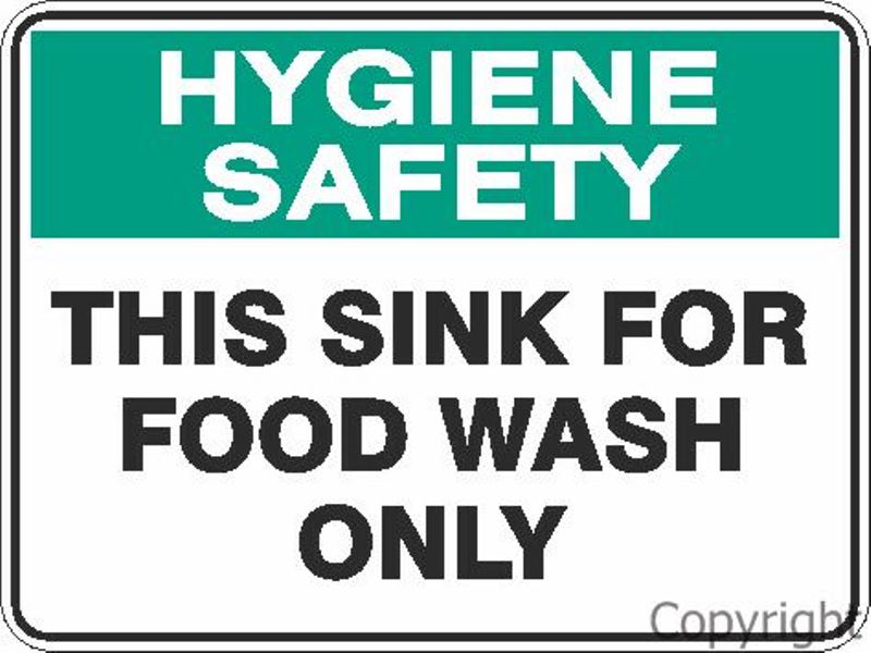 Hygiene Safety Food Waste Only Sign Border Lifting And Safety Pty Ltd