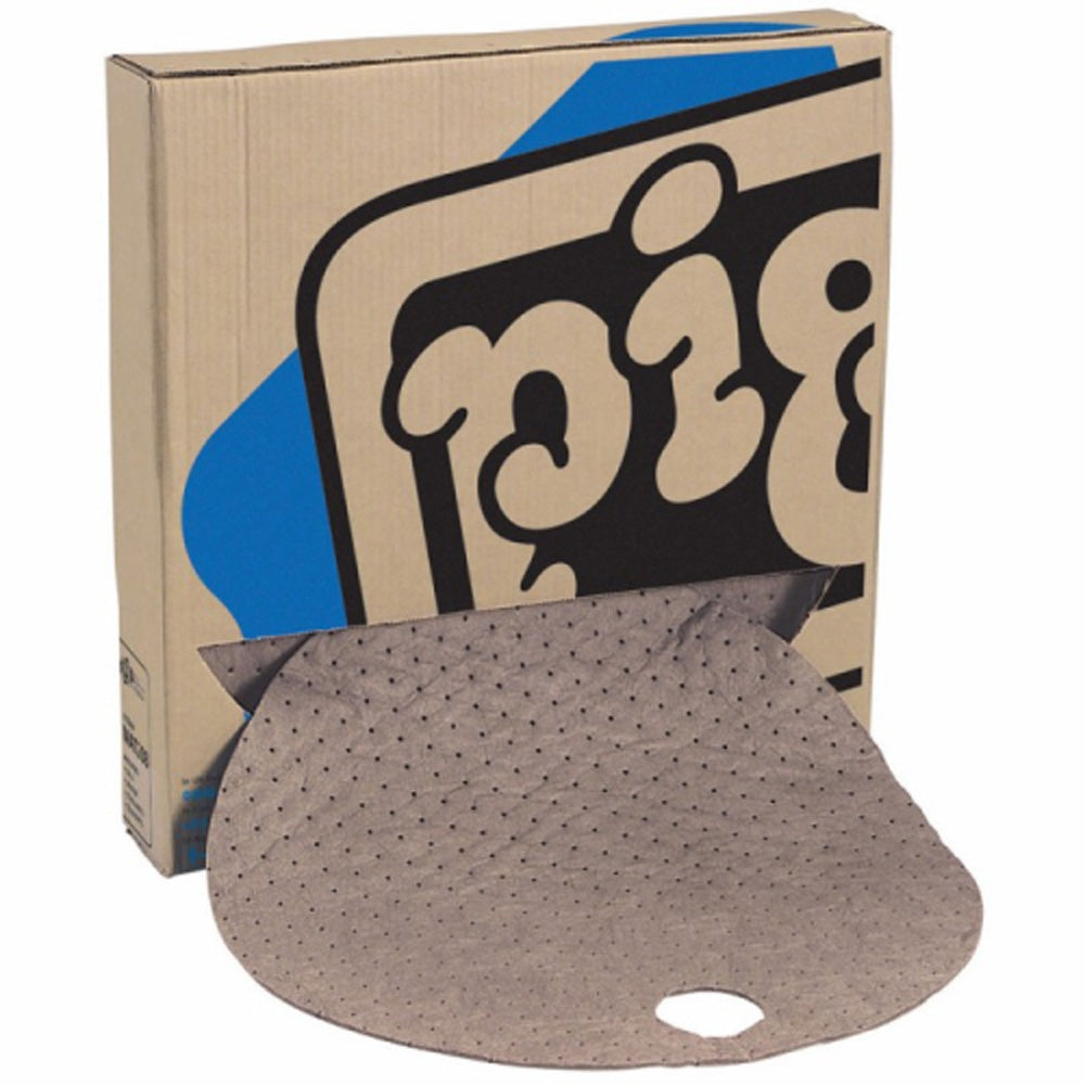 Pig Brown Oil Only Barrel Top Absorbent Mat Border Lifting