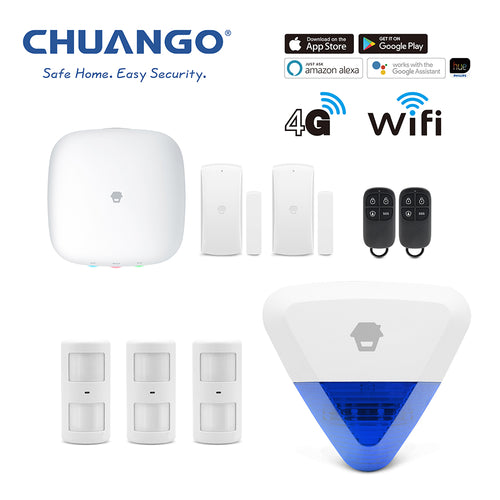 Chuango H4-LTE (3G/4G & WiFi) Smart Home Security System