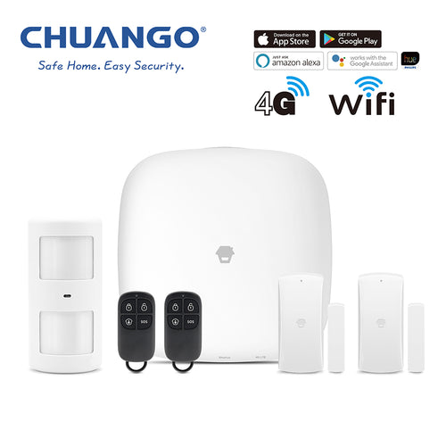 Chuango H4-LTE (3G/4G & WiFi) Smart Home Security System