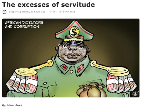 The Excess of Servitude by Moses Ameh