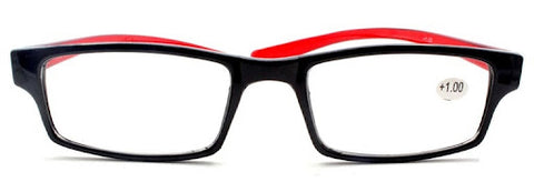 Full-frame metallic spectacles