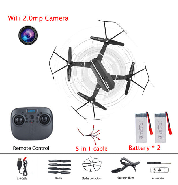 Mini Foldable Selfie  Drone with 2.0MP HD Camera