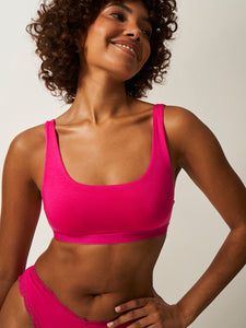 Soft Scoop Bra - Raspberry