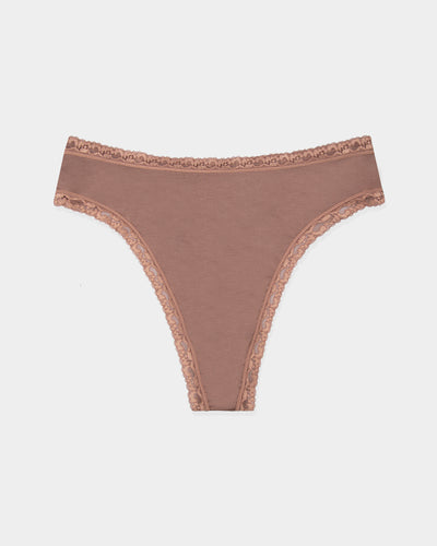 High Waisted Thongs – Stripe & Stare