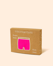 Men's Boxer - Raspberry and Midnight Nav Image 2