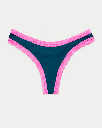  Neon Drop Shapes Bright Women's String Thong Panties G