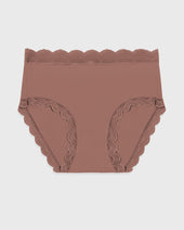 High Rise Knicker - Mocha Nav Image 5