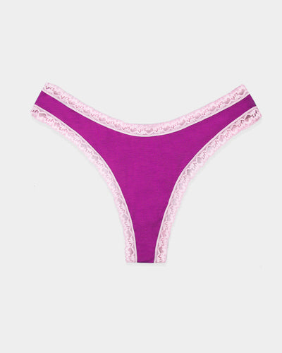 Kindly Yours Womens Sustainable Micro Thong Panties, Lebanon