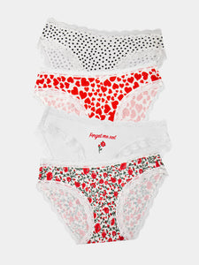 The Original Knicker Four Pack - RIXO Forget Me Not