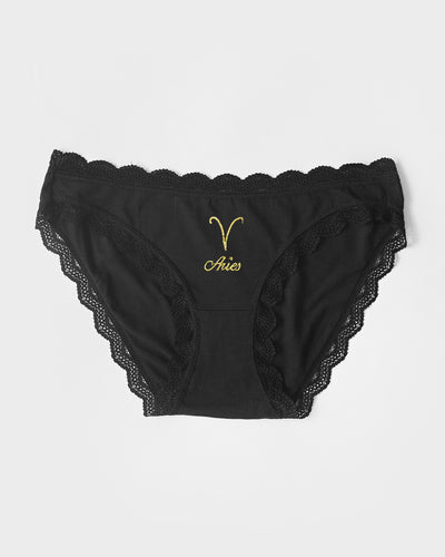  Aries Have More Fun Astrology Zodiac Sign Funny Women's  Boyshort Underwear Panties - Black Small : Clothing, Shoes & Jewelry