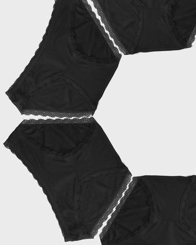 The Original Knicker Four Pack - Black  Sustainable TENCEL™ Underwear –  Stripe & Stare