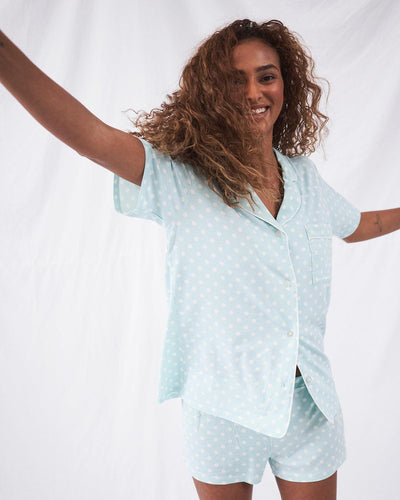 Long Pajama Set - Forest Green  TENCEL™ Sleepwear – Stripe & Stare USA