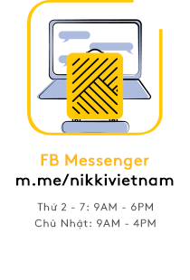 FB Messenger: m.me/nikkivietnam. Thứ 2 - 7: 9AM - 6PM / Chủ Nhật: 9AM - 4PM