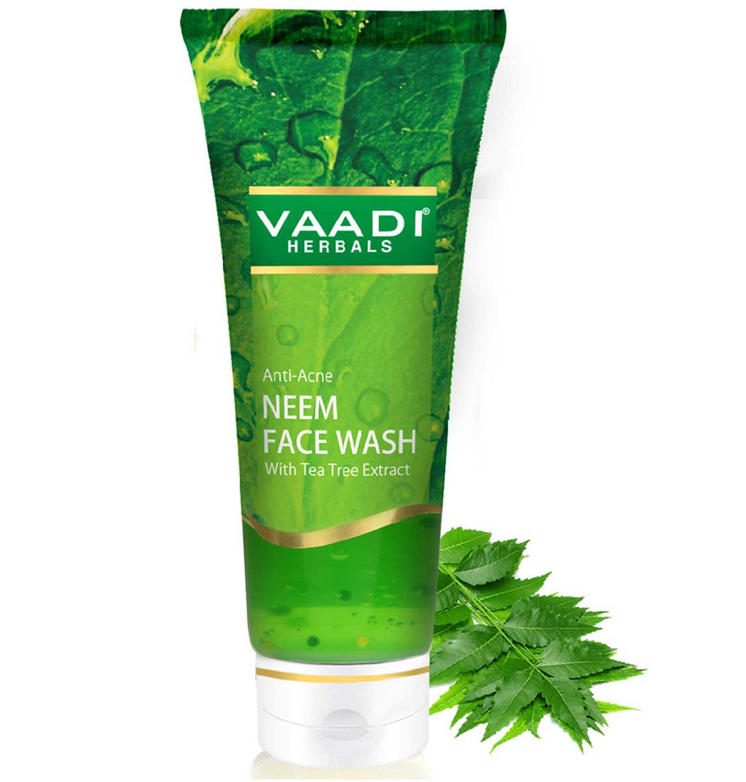 AntiAcne Neem Face Wash With Tea Tree Extract (60 ml) Ayurvedic