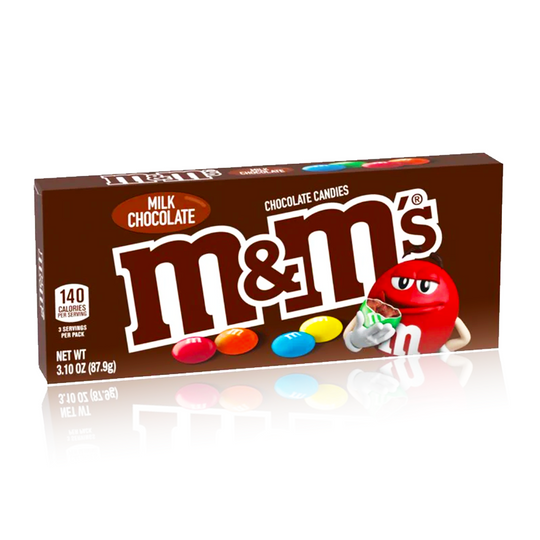 M&M's Milk Chocolate 87.9g Theatre Box 12 Pack