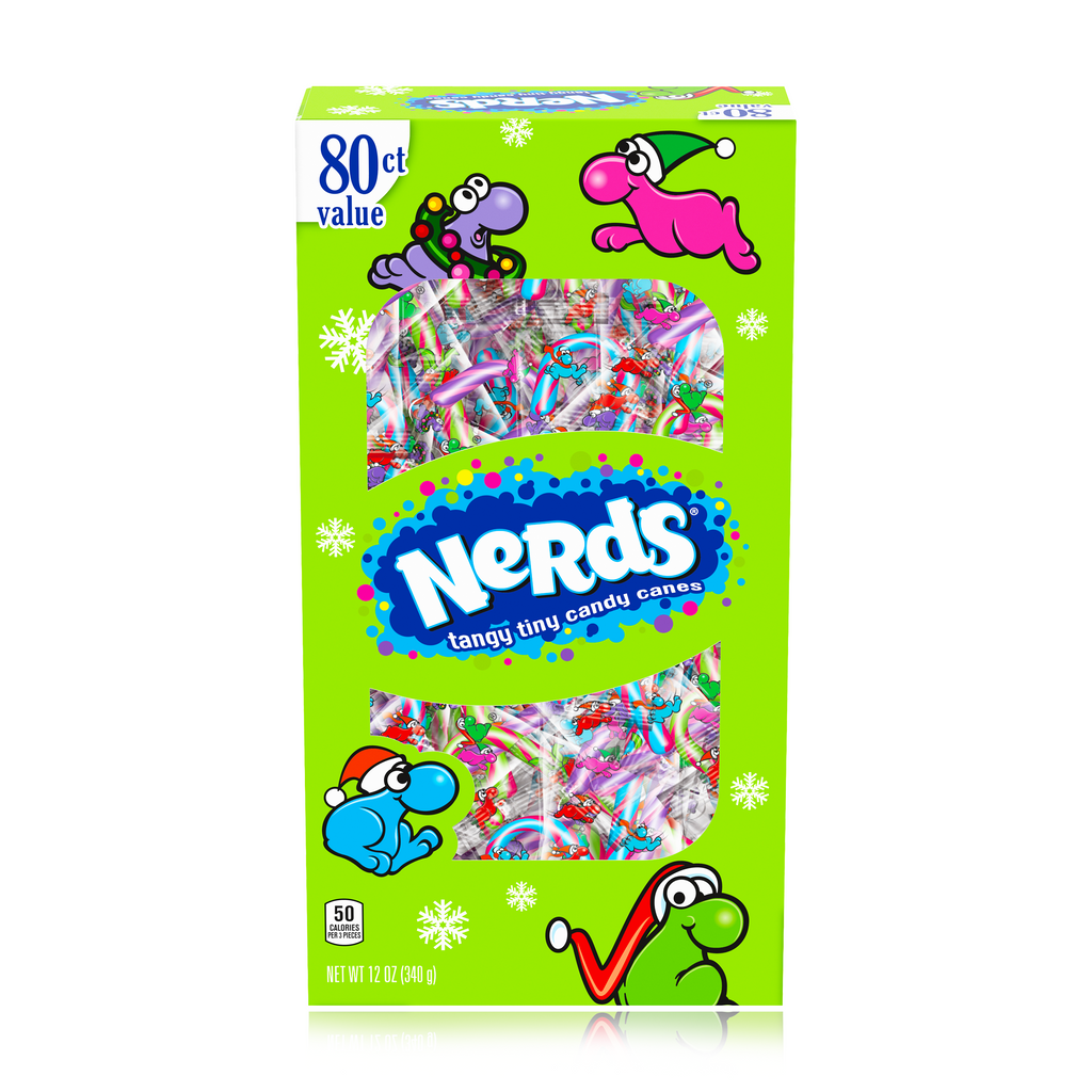 Nerds Mini Candy Canes 80 Pack 340g – United Sweets