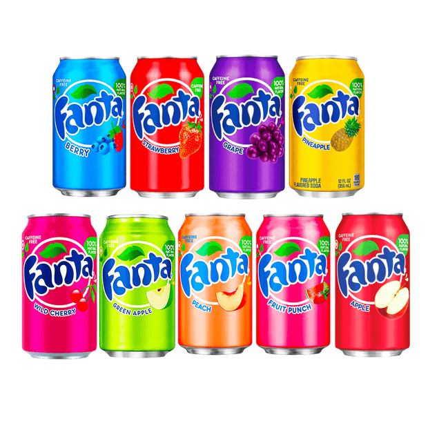 FANTA CAN ASSORTED FLAVOURS United Sweets