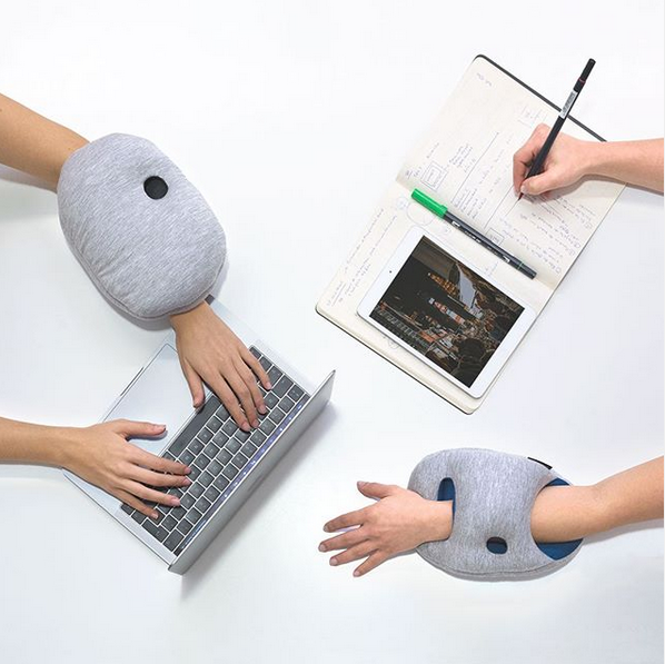 Ostrich Pillow Mini Desk Travel Pillow Midnight Grey Cities